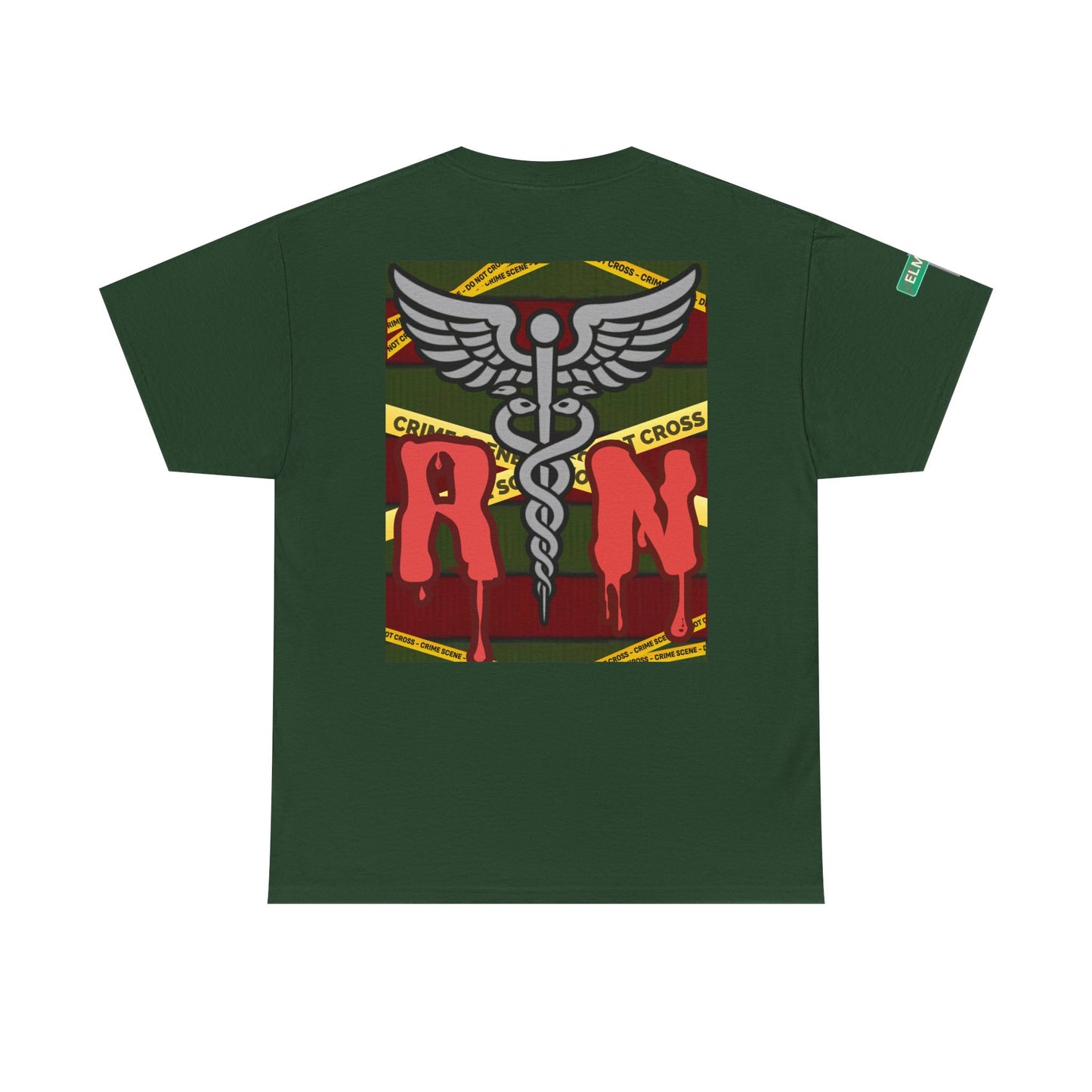 Nightmare on Elm Street RN T Shirt Freddy Krueger Inspired Halloween Shirt for Registered Nurses Scary Nurse Tee Horror Movie Medical Gift