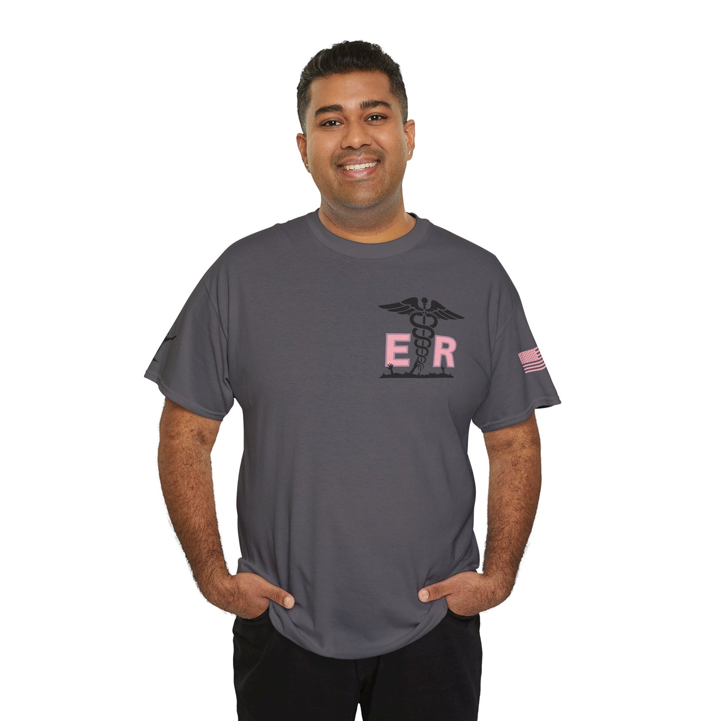 ER Halloween strawberry moon Night of the Living Dead t shirt Unisex Heavy Cotton Tee