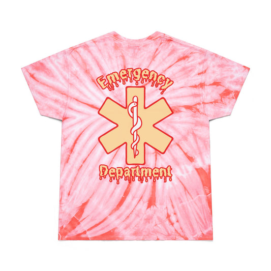 Summer in the ER ice cream social beat the heat melting ice cream strawberry cheesecake swirl Tie-Dye Tee, Cyclone