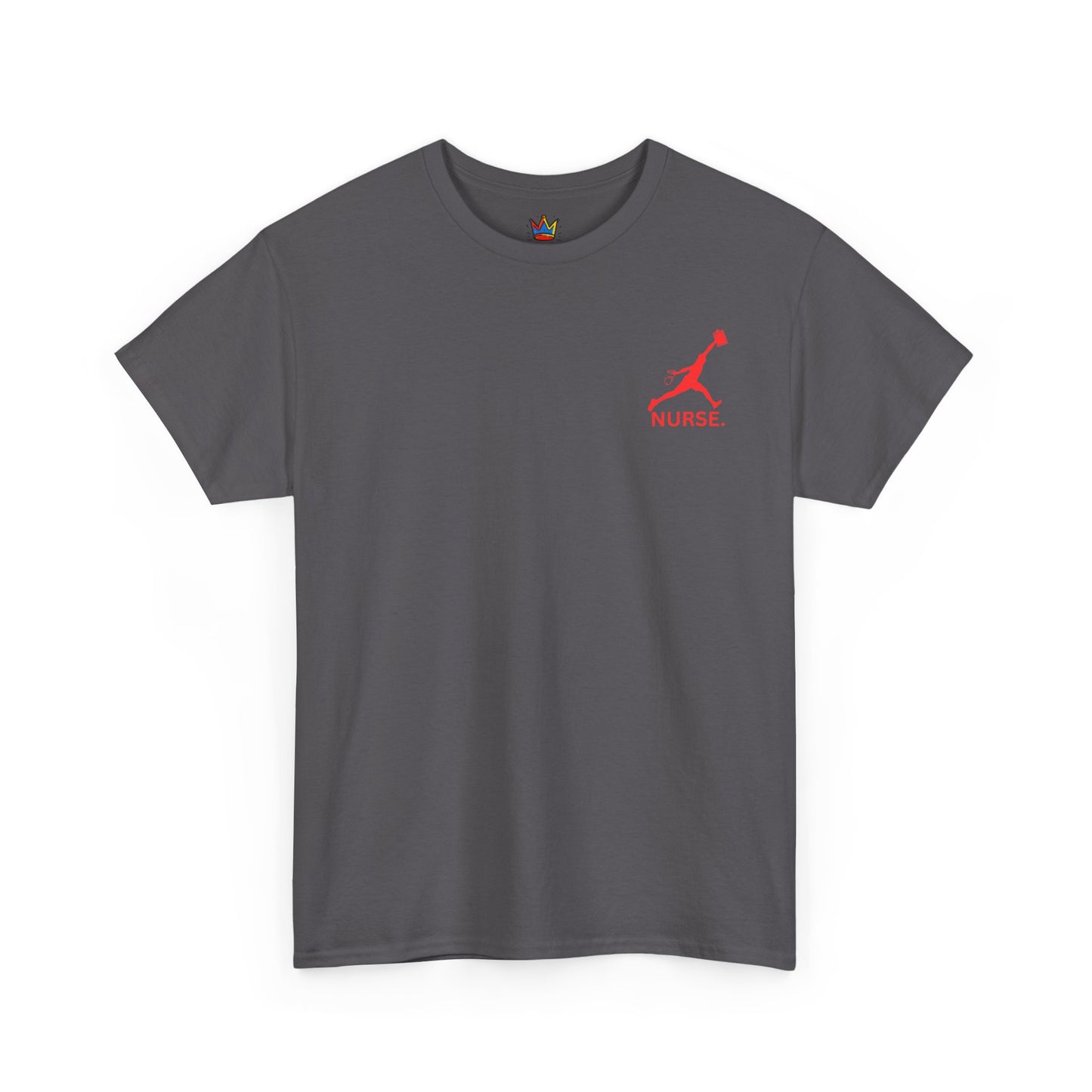 Nursing jumpman t shirt gift nurses week sporty nurse gift Unisex Heavy Cotton Tee