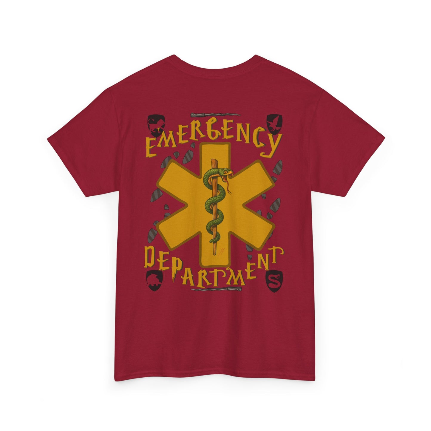 Gryffin Grit – Emergency Department Warrior Tee Emergency Department Crew Tee potter loving healthcare emergency department Unisex Heavy Cotton Tee