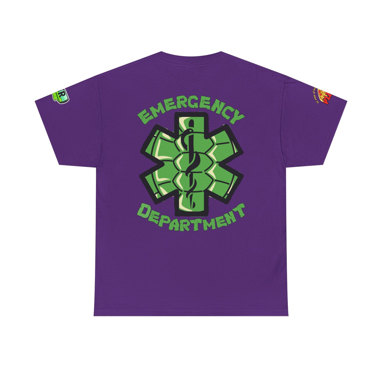 ER staff tee shirt nostalgic turtle power pizza time