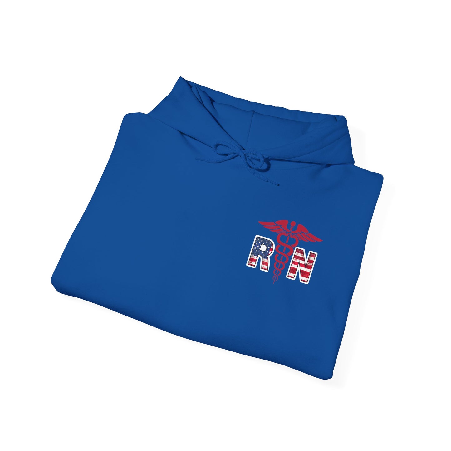 Patriotic RN Hoodie Independence Day gift for nurse Unisex Heavy Blend™ Hooded Sweatshirt