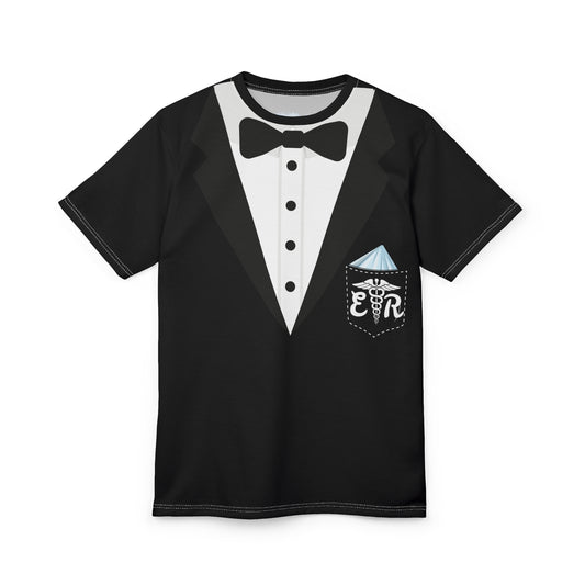 Formal attire in the Emergency Department Unisex Cut & Sew Tee (AOP)