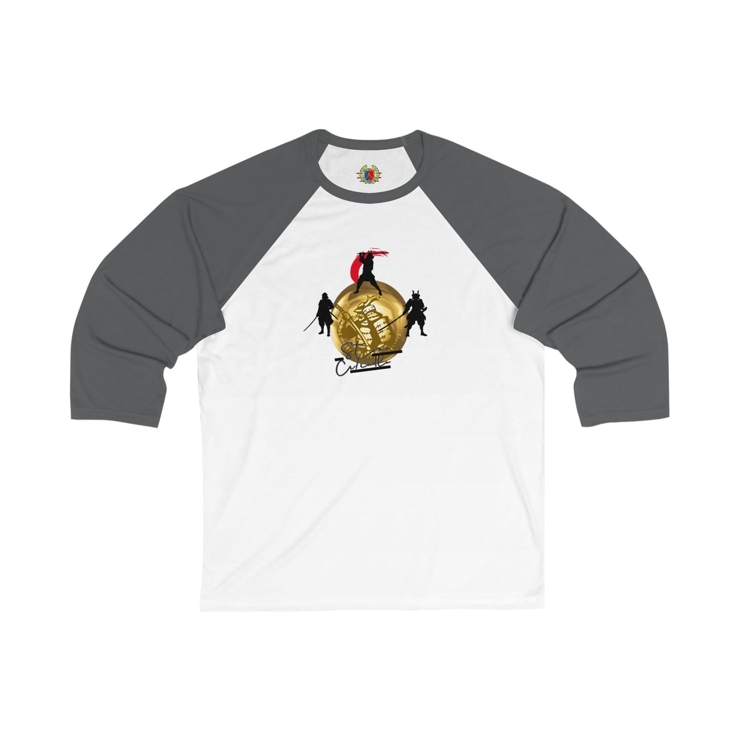 Unisex 3\4 Sleeve Baseball Tee. STONE Cradle