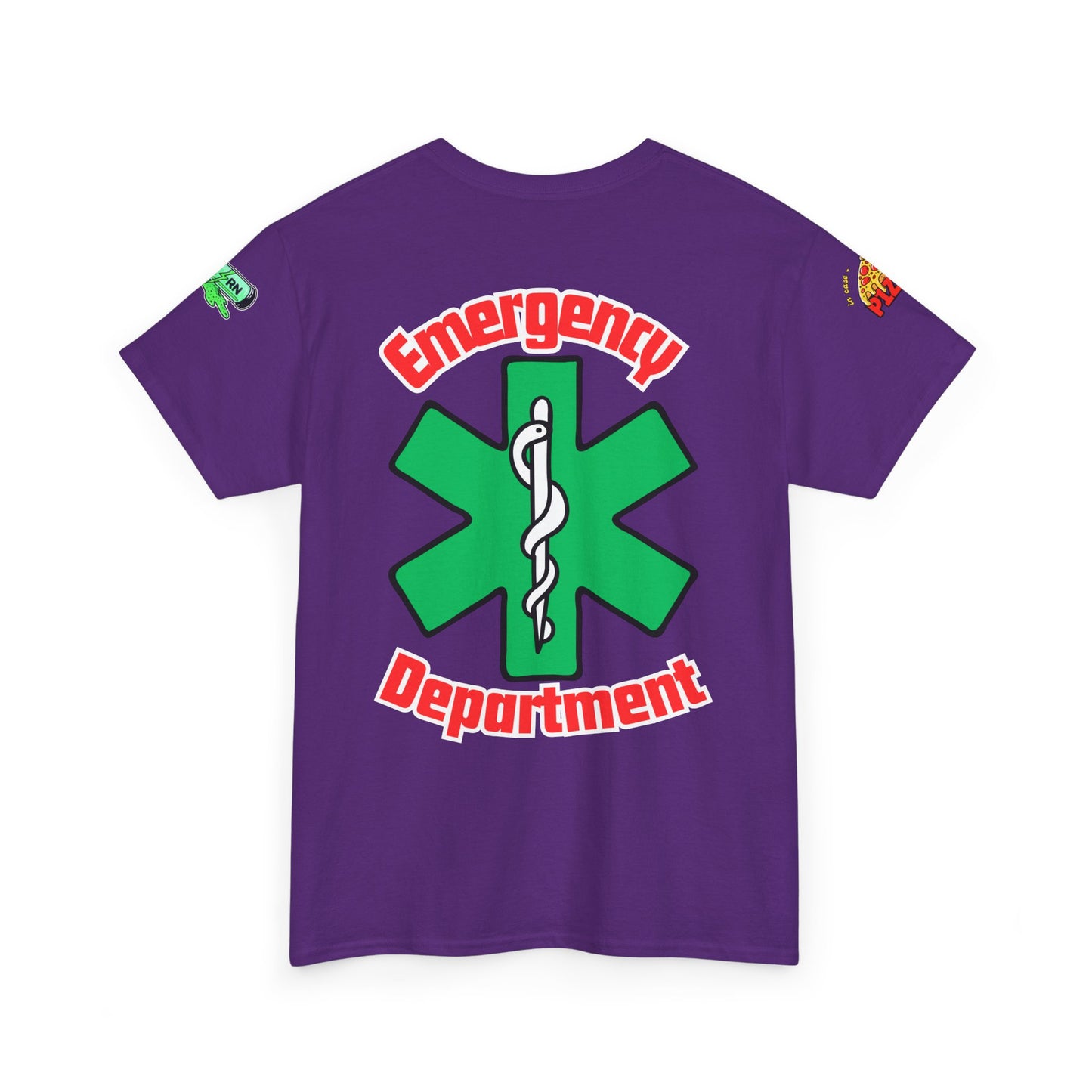 Pizza time, ER RN tee shirt nostalgic turtle power