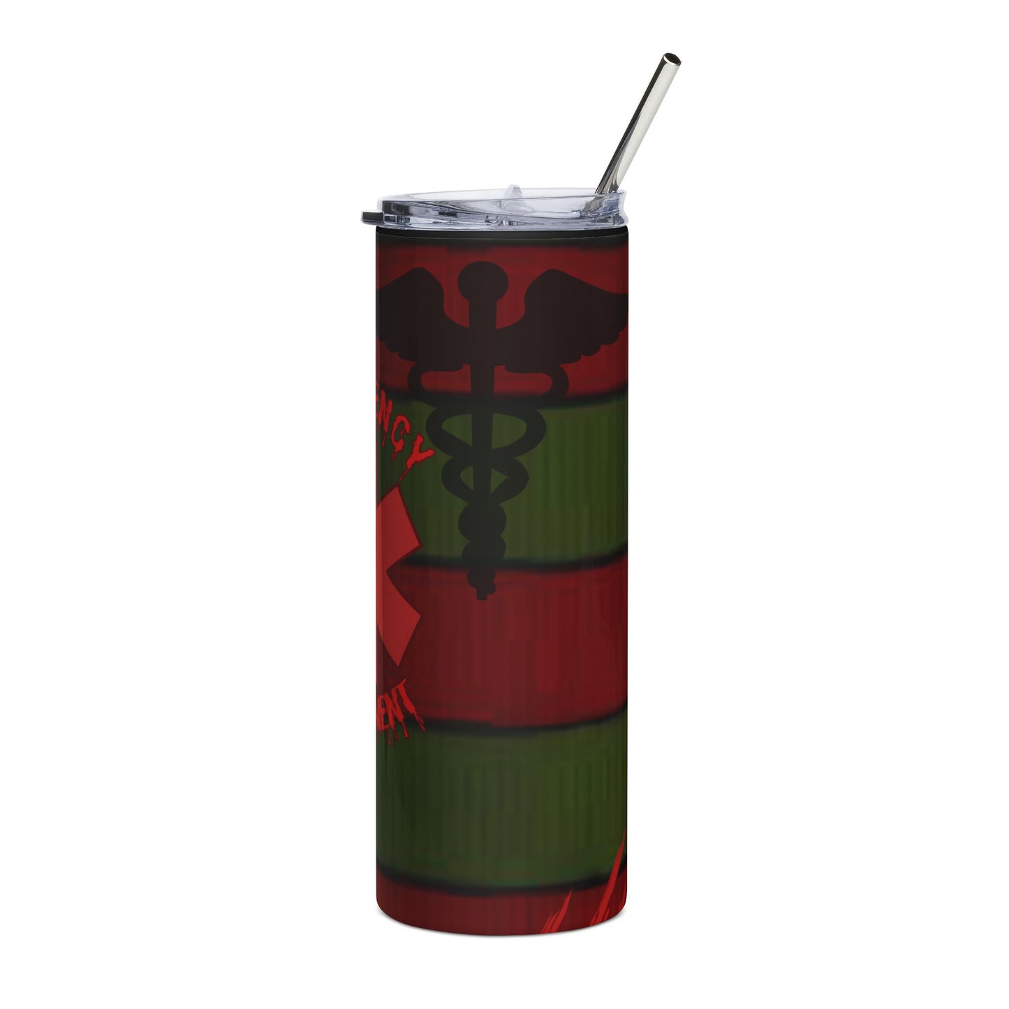 Nightmare in the Emergency Department Halloween scary Freddy Stainless Steel Tumbler, 20oz