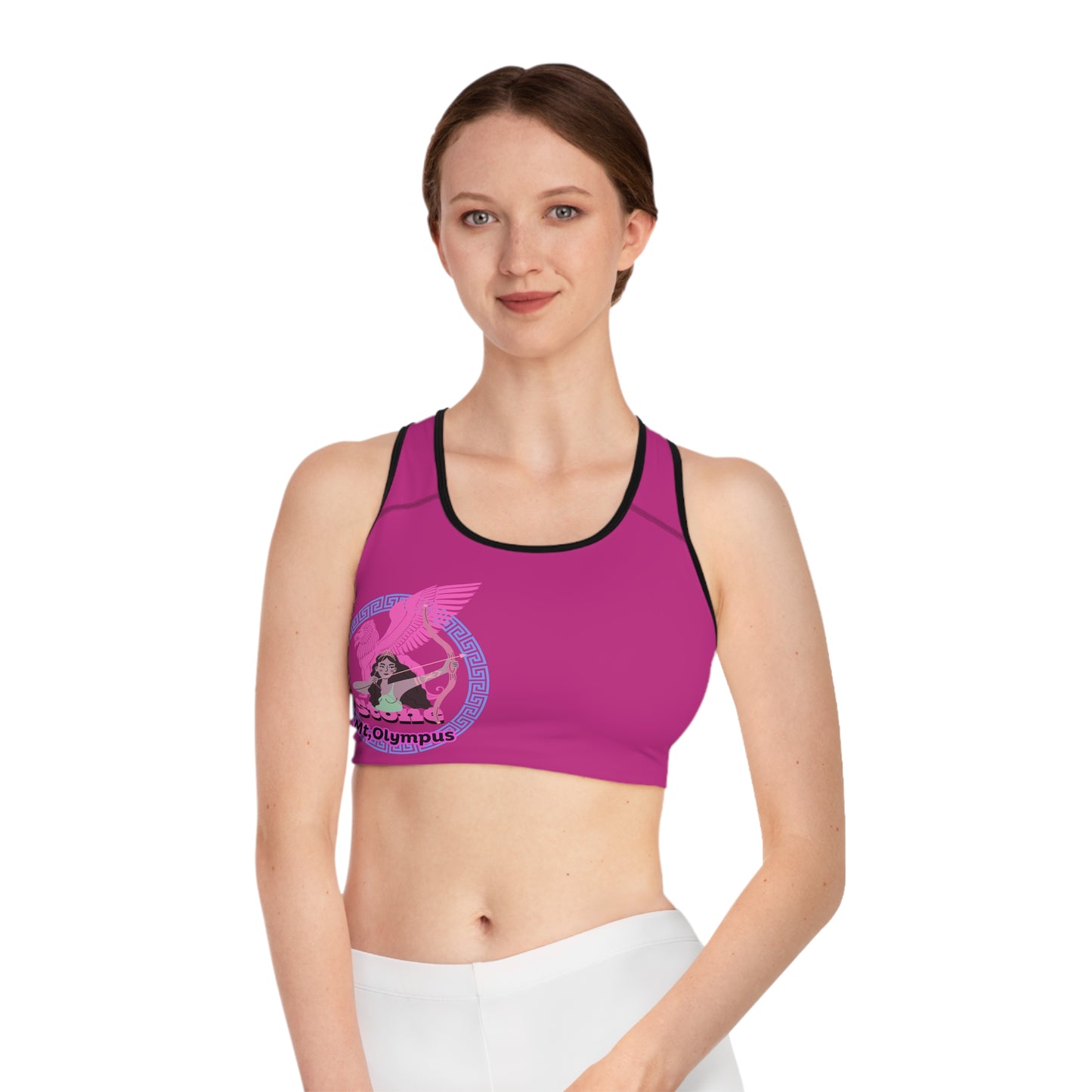 R Sports Bra (AOP . STONE CRADLE