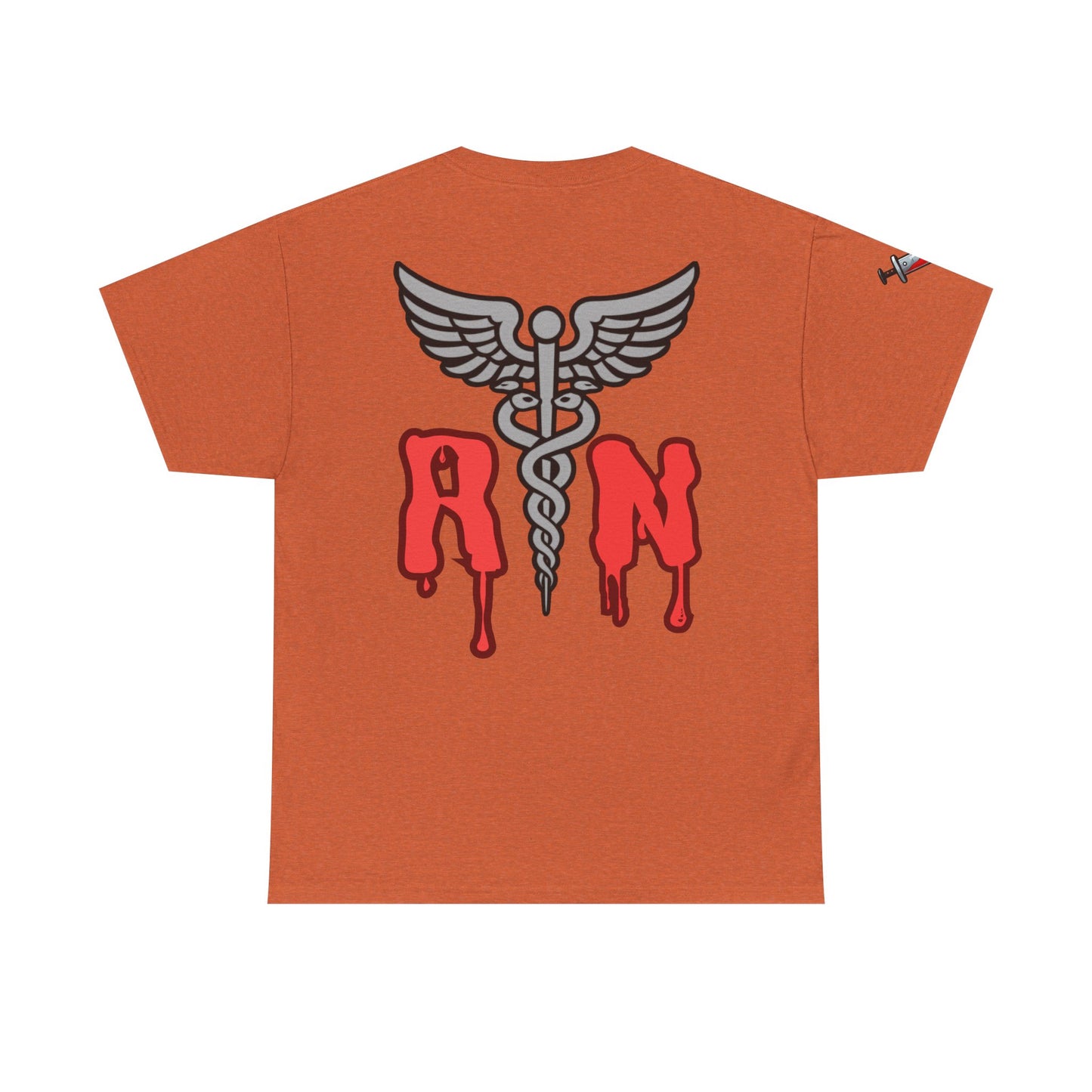Nursing Halloween t shirt gift Friday the 13th RN T-shirt Jacob hockey mask with spooky RN emblem