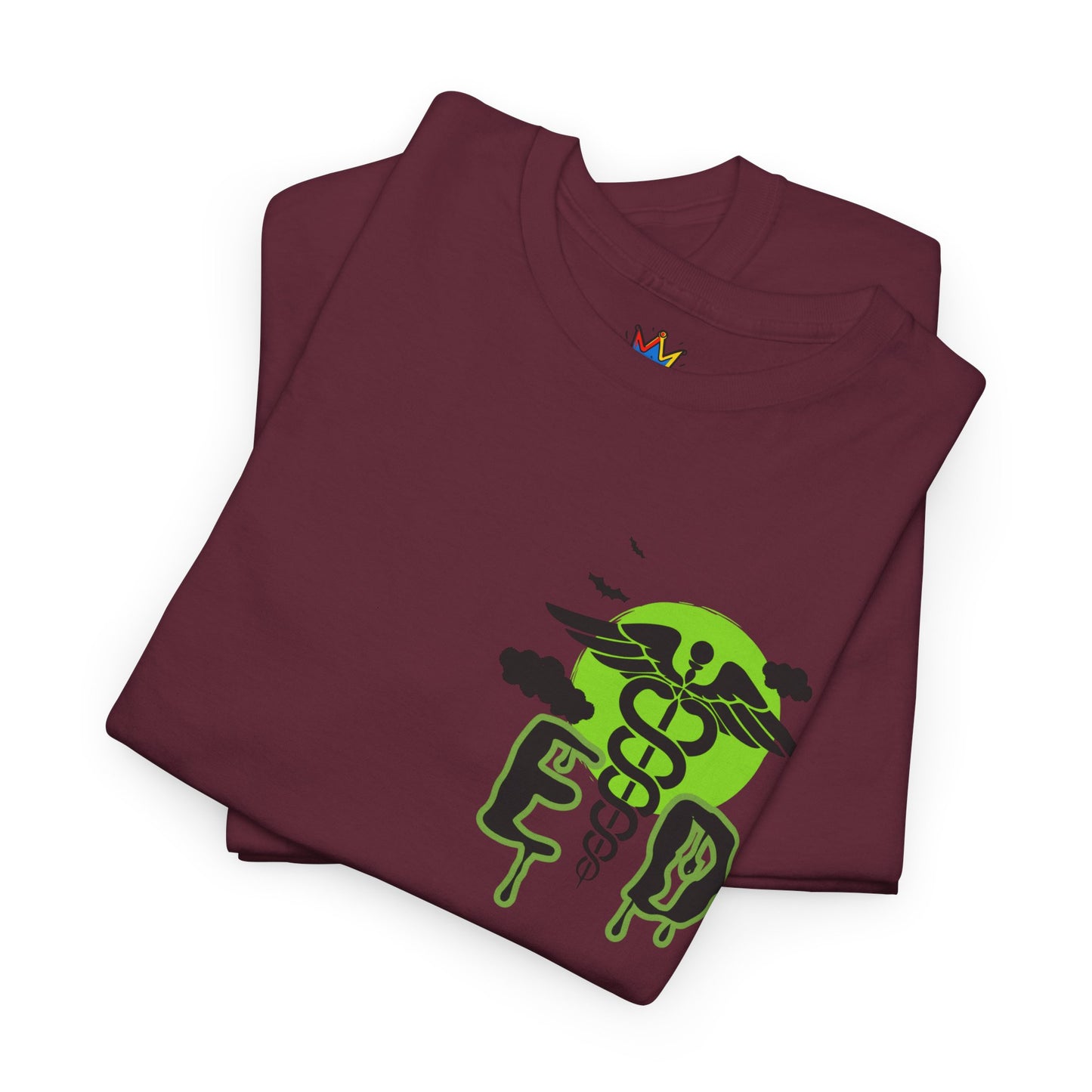 Witches Boiling Cauldron Halloween themed emergency department Unisex Heavy Cotton Tee