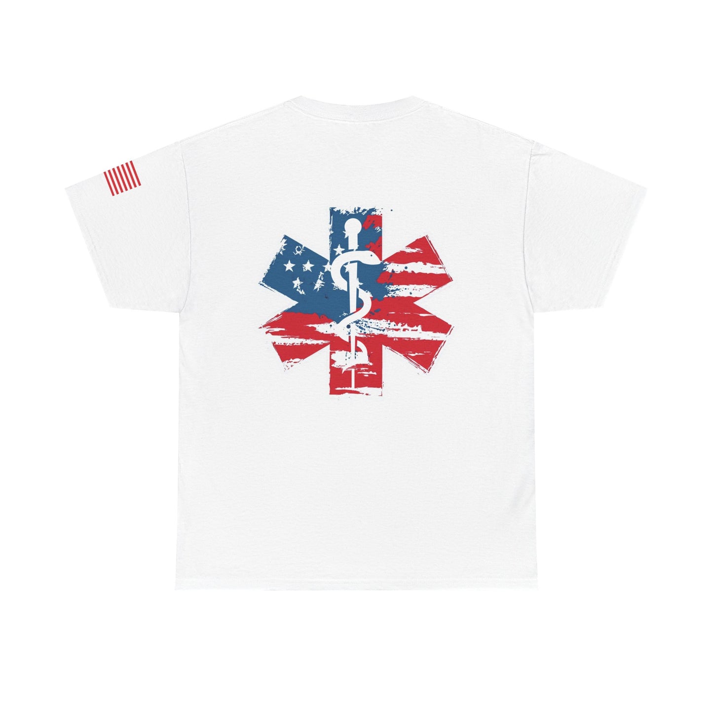 Patriotic healthcare worker t shirt Independence Day gift for healthcare worker Unisex Heavy Cotton Tee