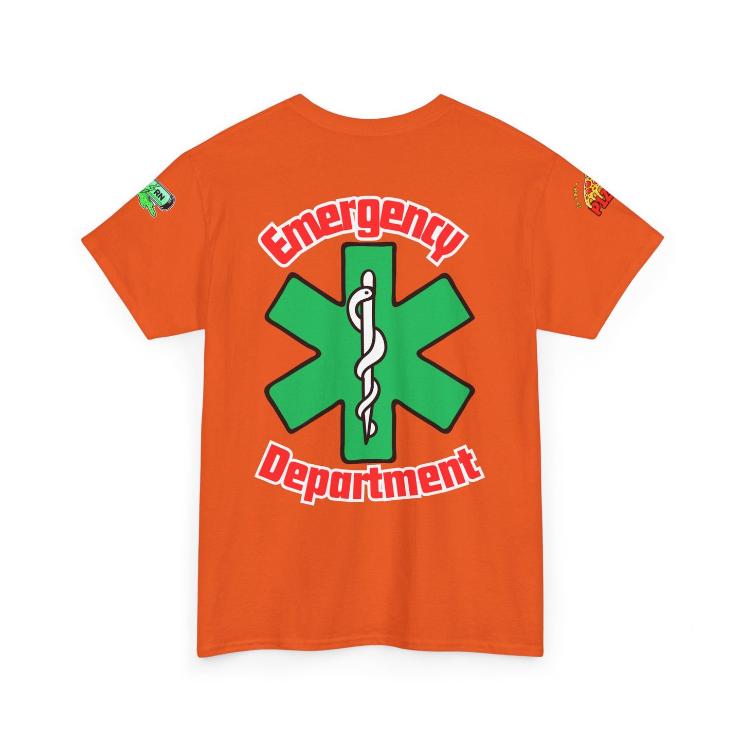 Pizza time, ER RN tee shirt nostalgic turtle power