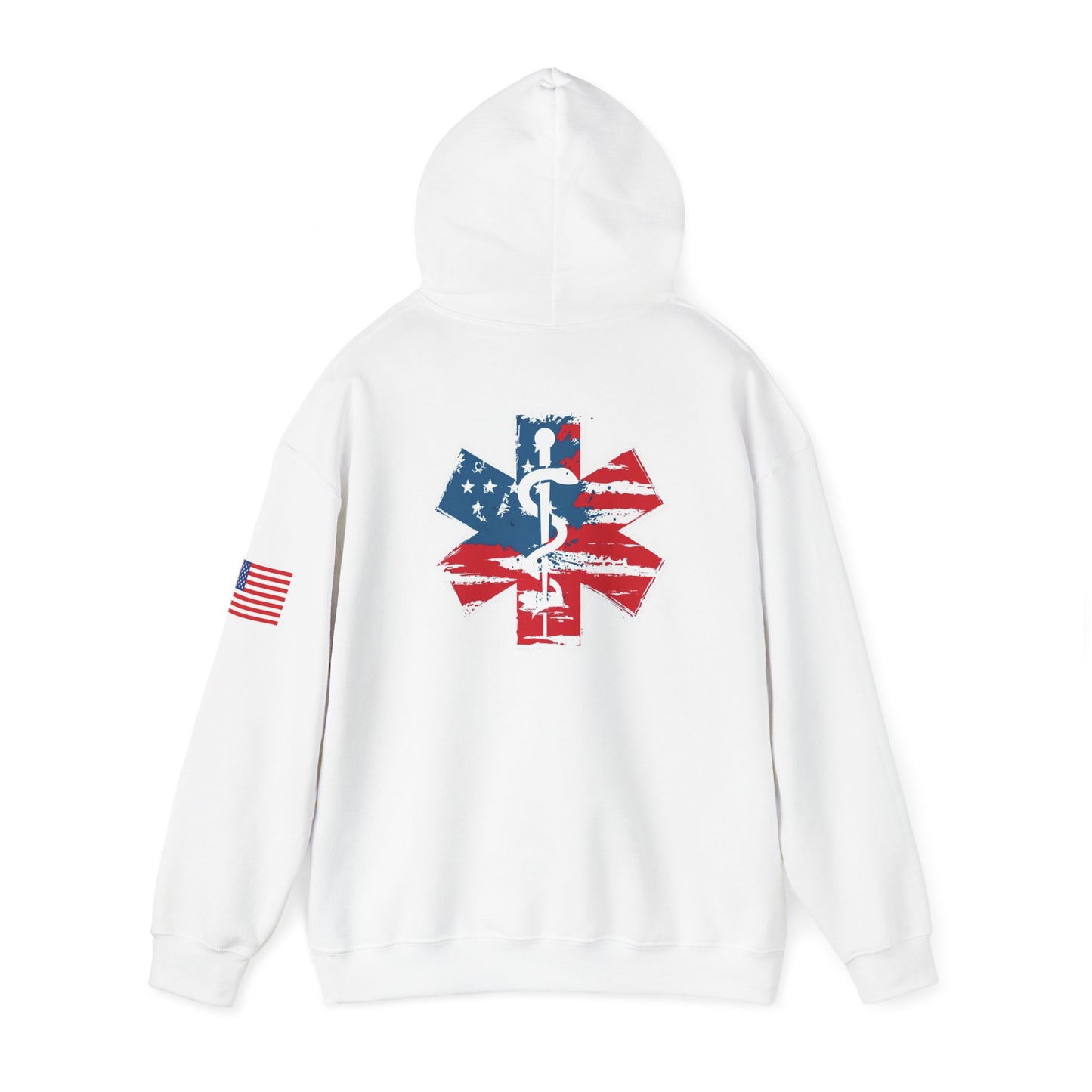 Patriotic RN Hoodie Independence Day gift for nurse Unisex Heavy Blend™ Hooded Sweatshirt