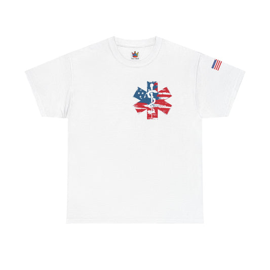 Patriotic nursing gift t shirt Unisex Heavy Cotton Tee