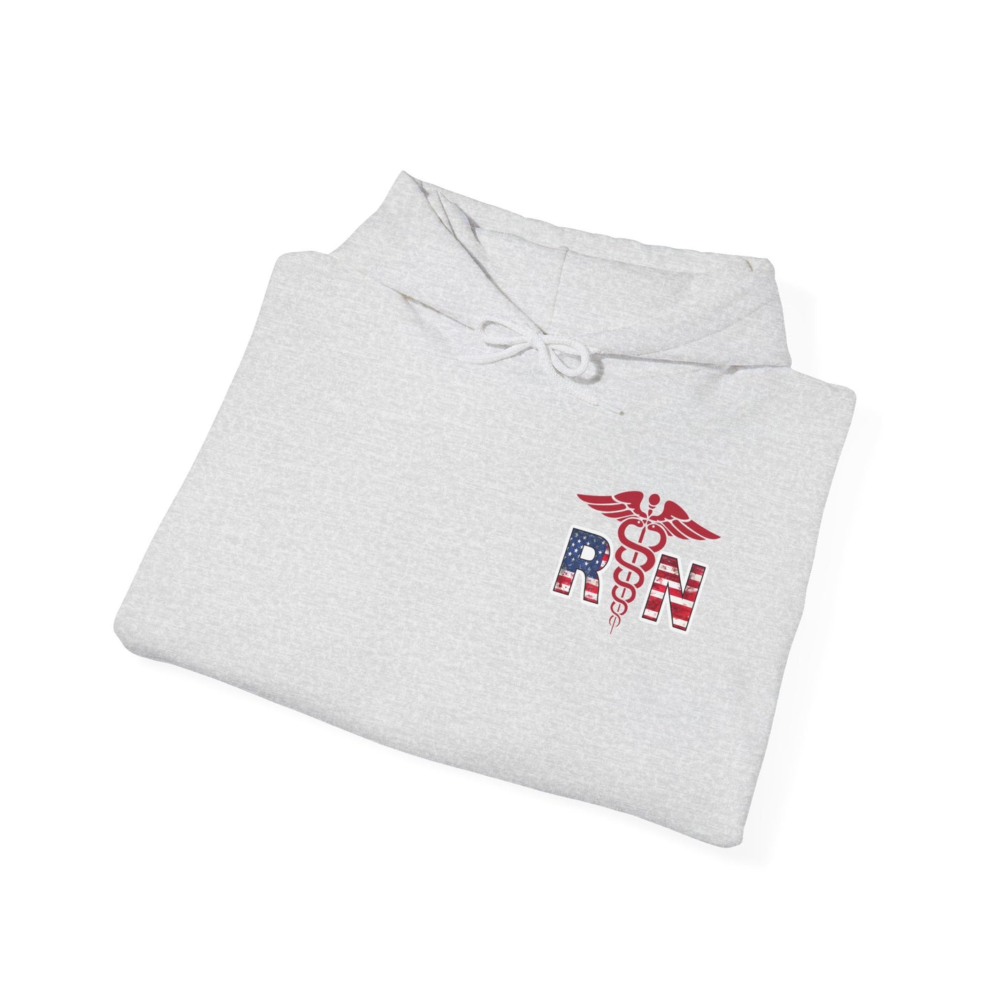 Patriotic RN Hoodie Independence Day gift for nurse Unisex Heavy Blend™ Hooded Sweatshirt