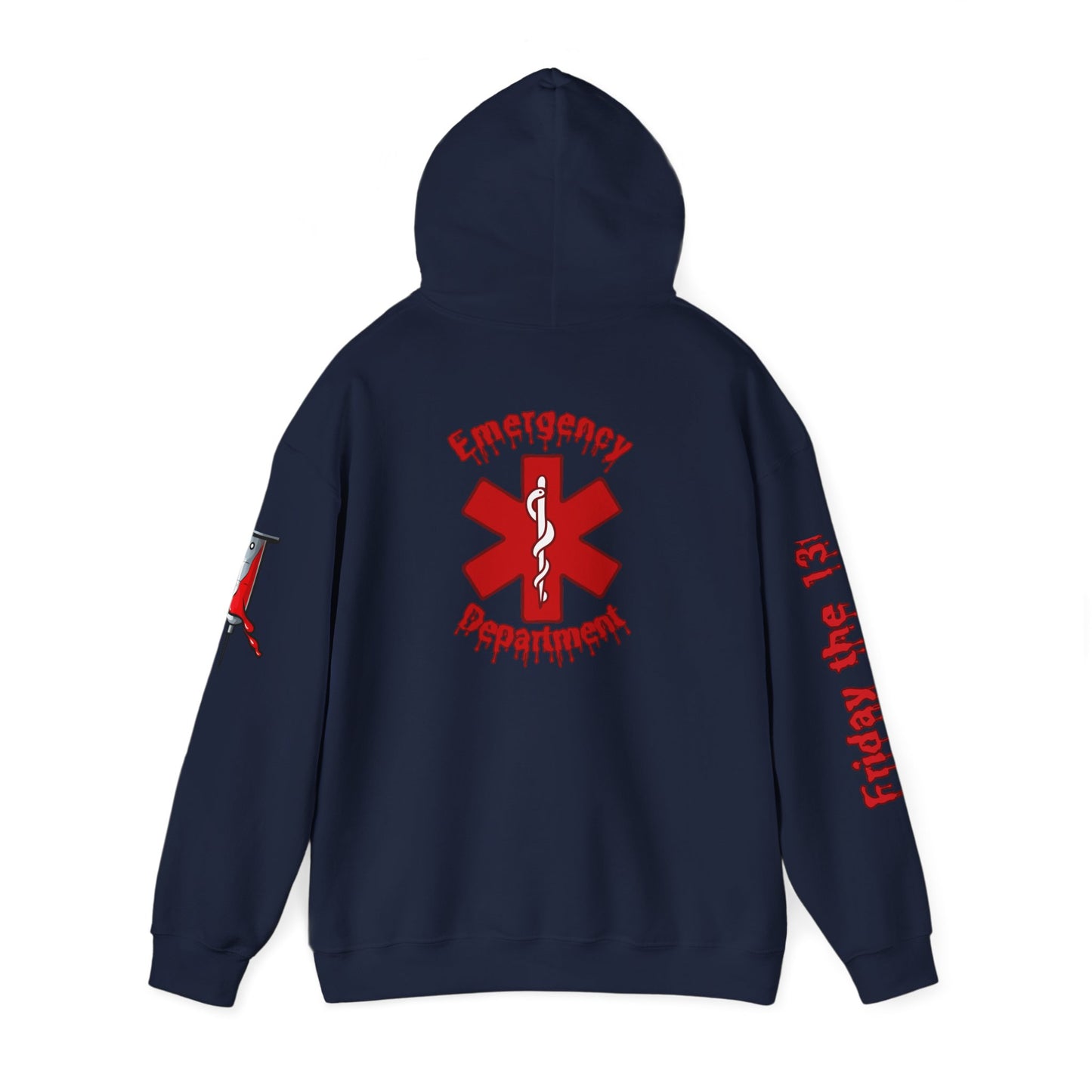 Emergency department RN gift Halloween hoodie Friday the 13th ER RN Hoodie Jason hockey mask