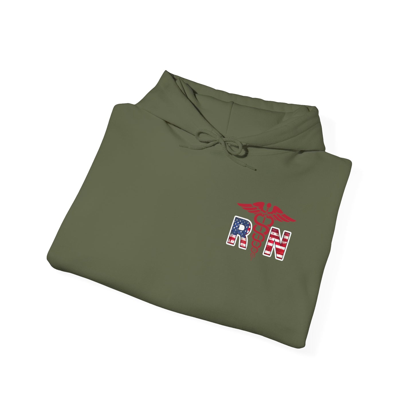Patriotic RN Hoodie Independence Day gift for nurse Unisex Heavy Blend™ Hooded Sweatshirt