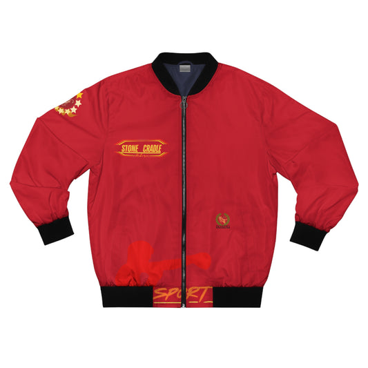 Men's Bomber Jacket (STONE CRADL) Boxing “sport”