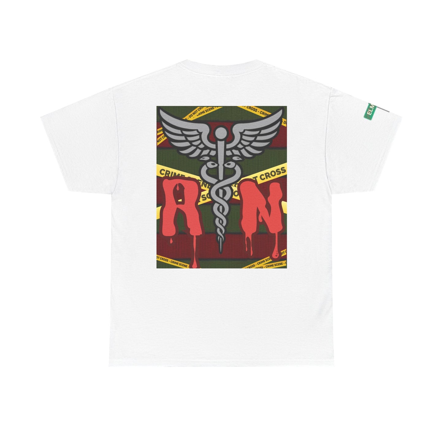 Nightmare on Elm Street RN T Shirt Freddy Krueger Inspired Halloween Shirt for Registered Nurses Scary Nurse Tee Horror Movie Medical Gift