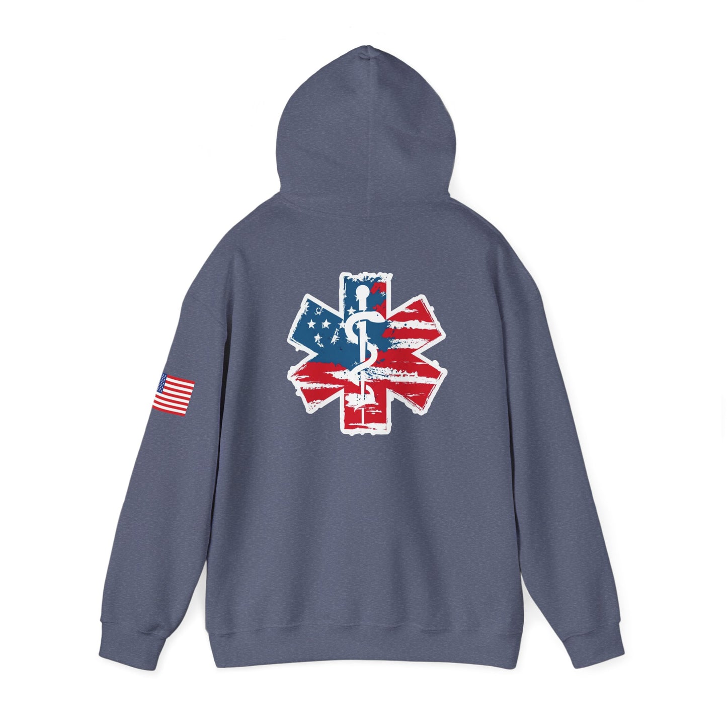 Patriotic RN Hoodie Independence Day gift for nurse Unisex Heavy Blend™ Hooded Sweatshirt