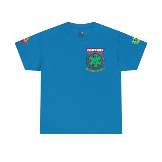 ER staff tee shirt nostalgic turtle power pizza time