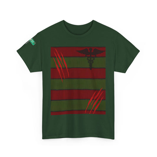 Nightmare on Elm Street ER T Shirt Horror Halloween Shirt for Emergency Department Staff Freddy Krueger Inspired ED Tee Scary Medical Humor