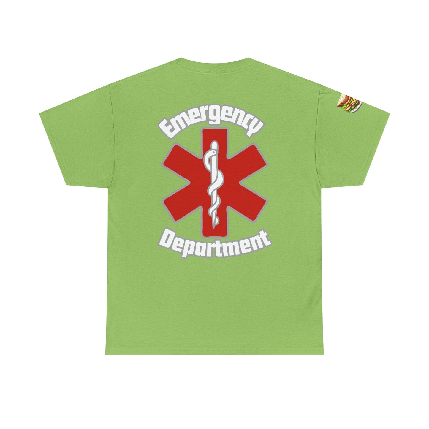ER humor tee: Hi! Ask me about our turkey sandwiches