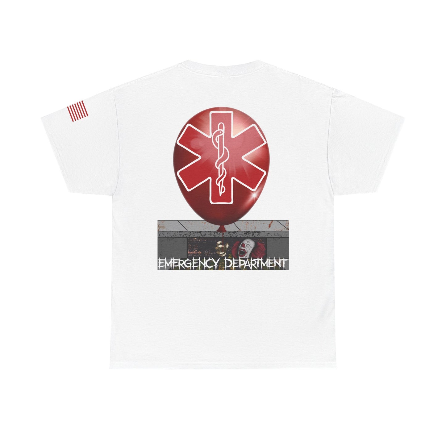 ER halloween clown t shirt Unisex Heavy Cotton Tee