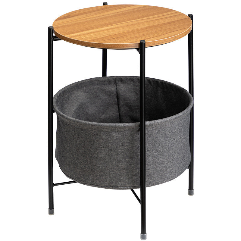 Small Apartment Round Table Living Room Bedroom Corner Bedside Table