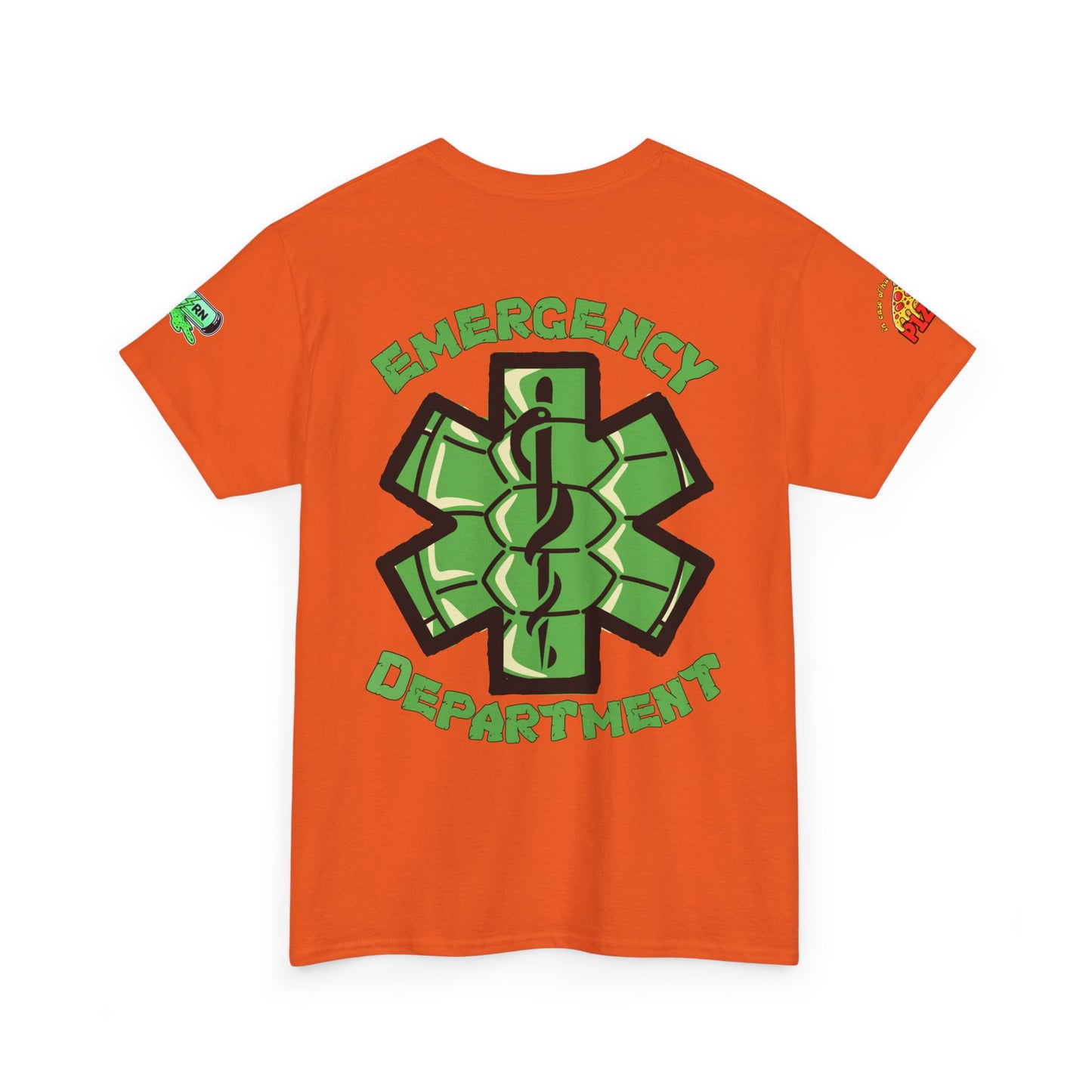 Pizza time, ER RN tee shirt nostalgic turtle power