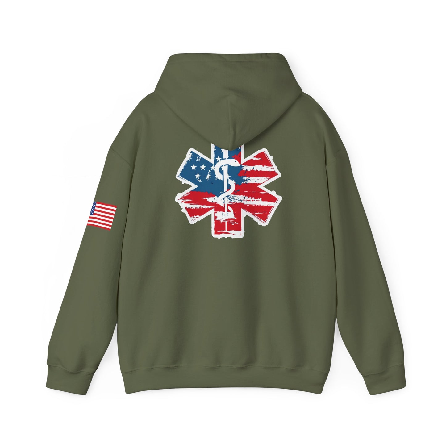 Patriotic RN Hoodie Independence Day gift for nurse Unisex Heavy Blend™ Hooded Sweatshirt