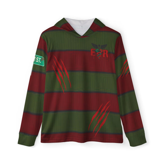 Halloween in the ER Nightmare on my street Sports Warmup Hoodie (AOP)