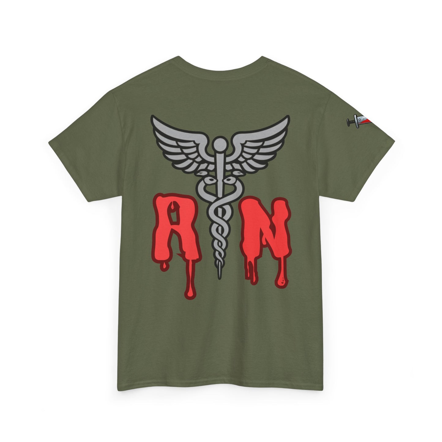 Nursing Halloween t shirt gift Friday the 13th RN T-shirt Jacob hockey mask with spooky RN emblem