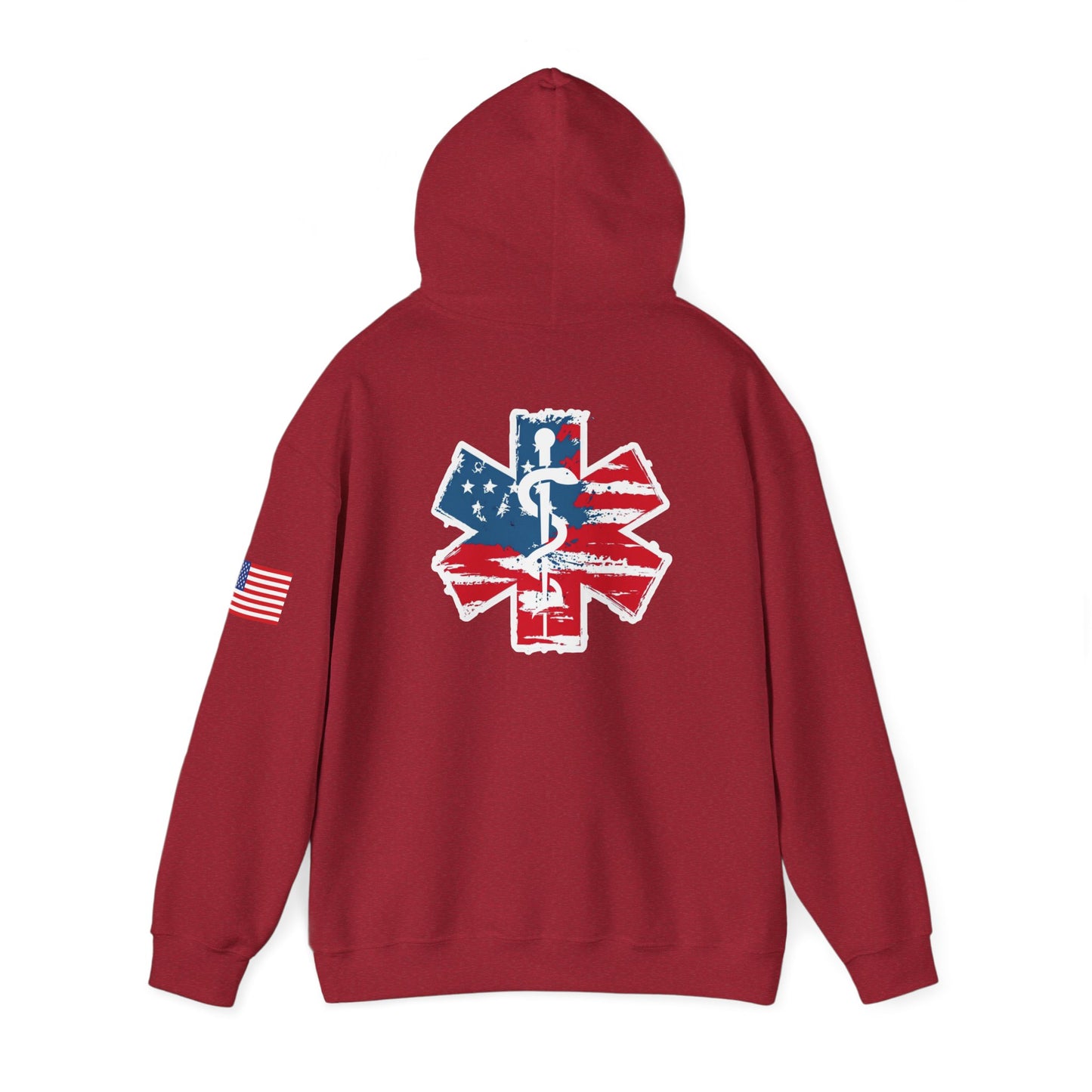 Patriotic RN Hoodie Independence Day gift for nurse Unisex Heavy Blend™ Hooded Sweatshirt