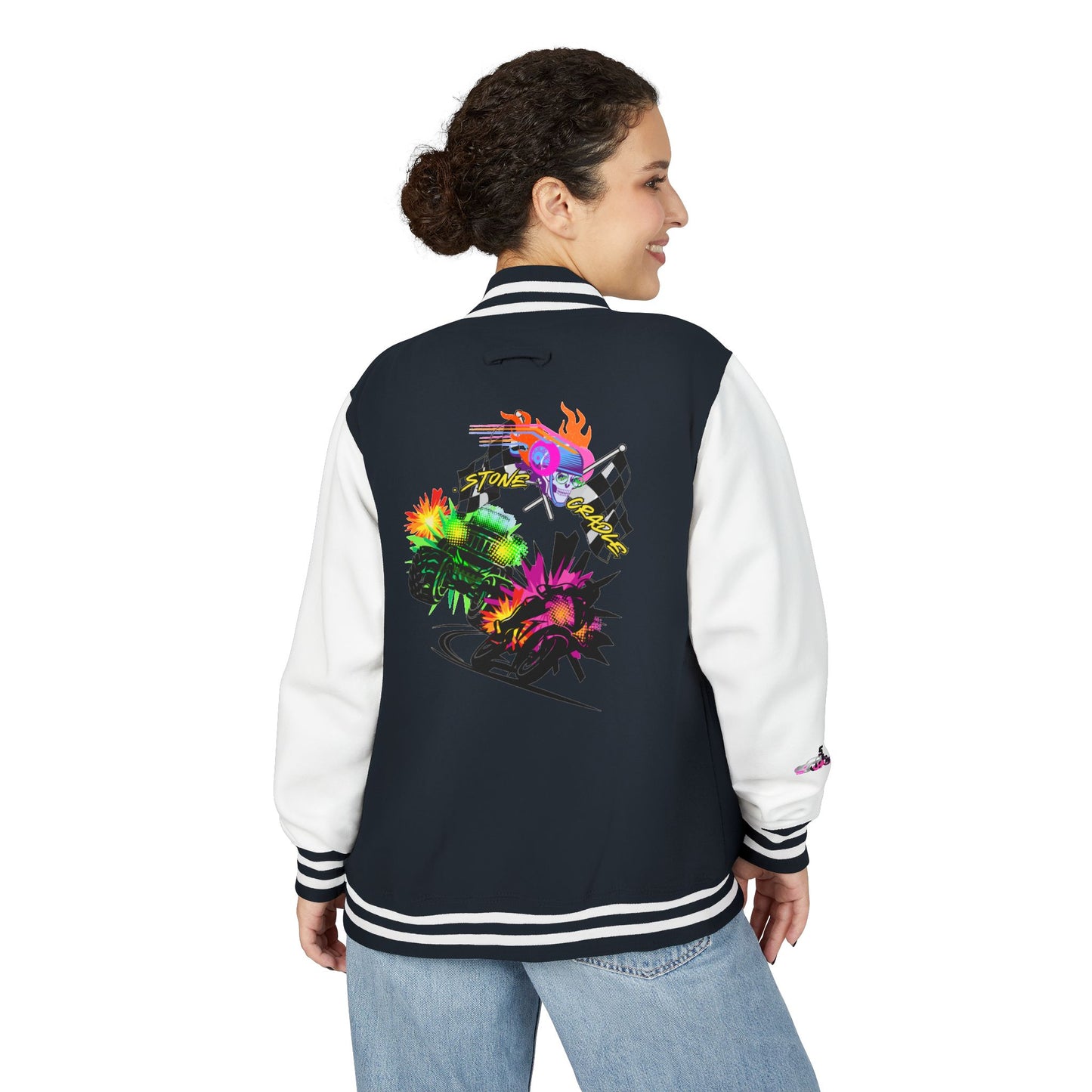 Unisex Heavyweight Letterman Jacket (Stone Cradle)