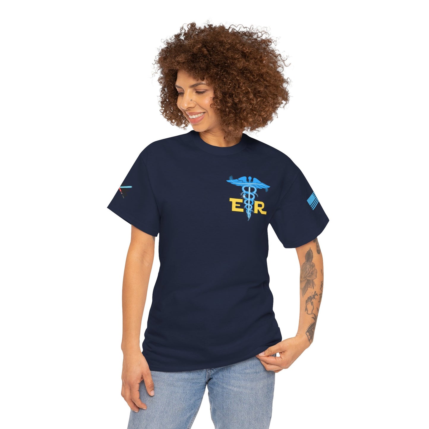 Feel the force galactic Unisex Heavy Cotton Tee