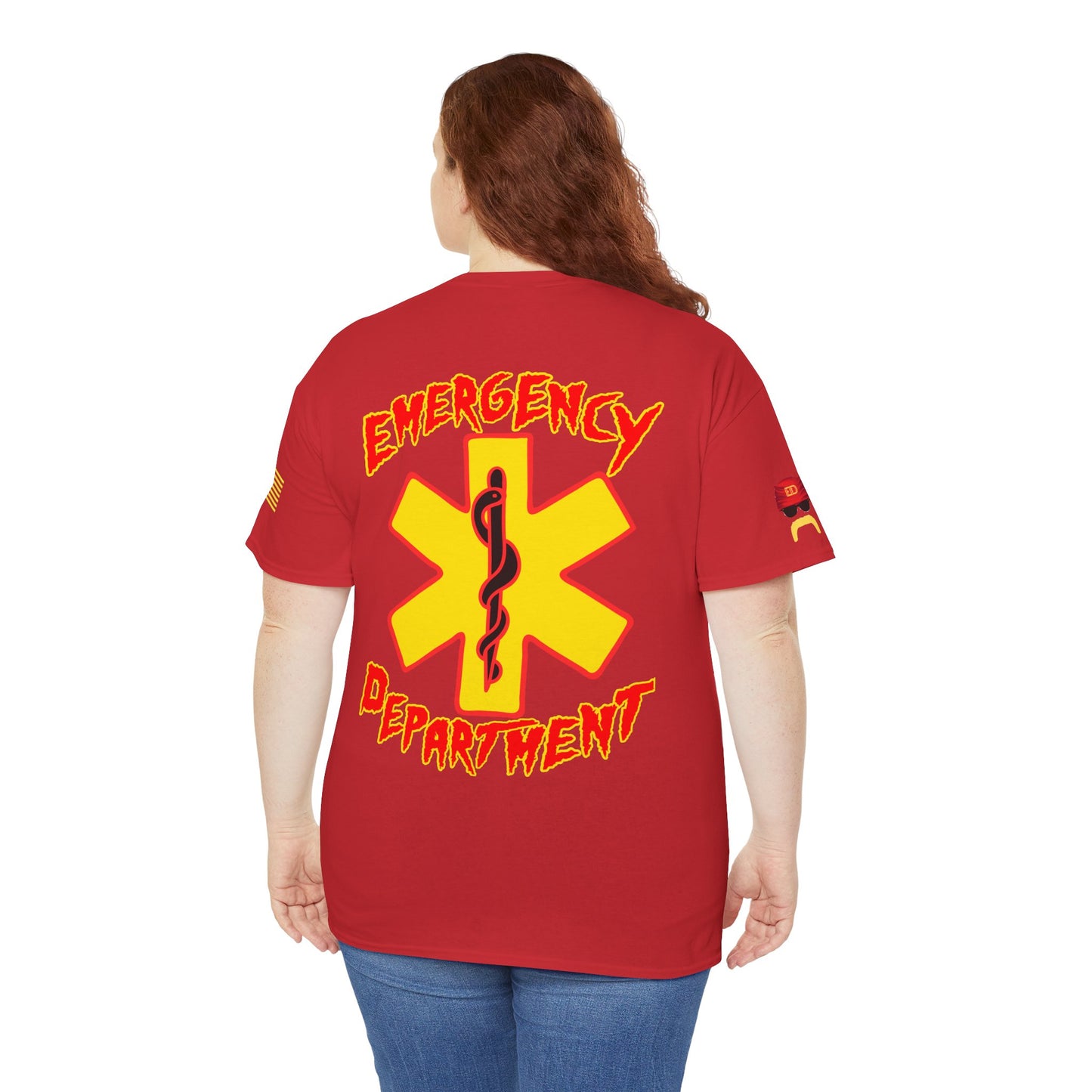 ER Mania Runnin Wild wrestling legend homage Unisex Heavy Cotton Tee