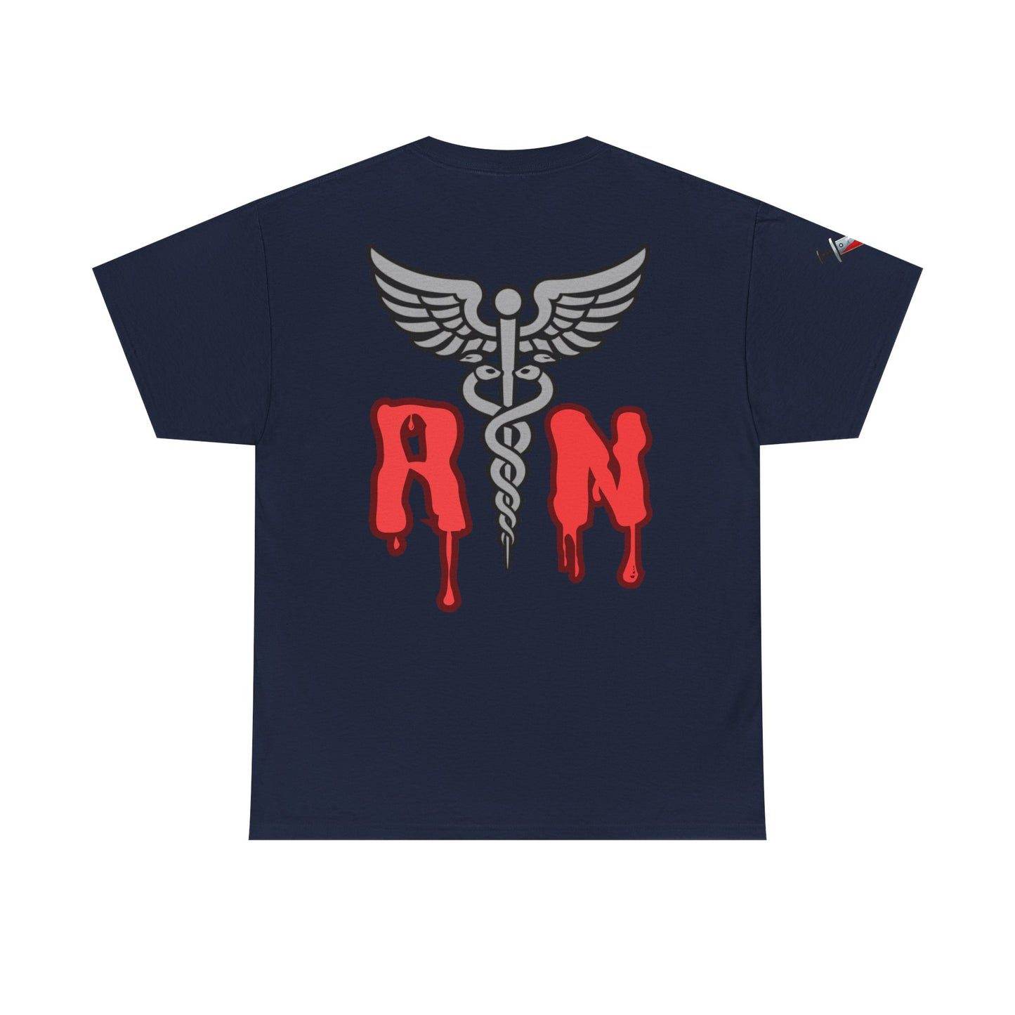 Nursing Halloween t shirt gift Friday the 13th RN T-shirt Jacob hockey mask with spooky RN emblem