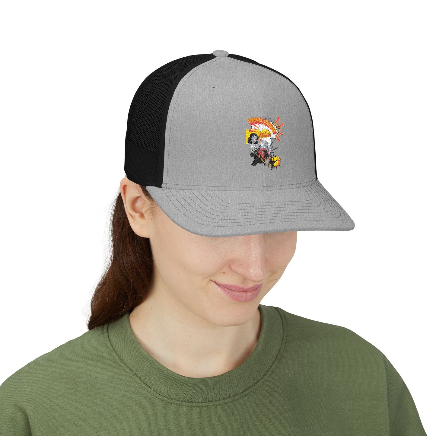 Snapback Trucker Cap (Embroidery) stone cradle