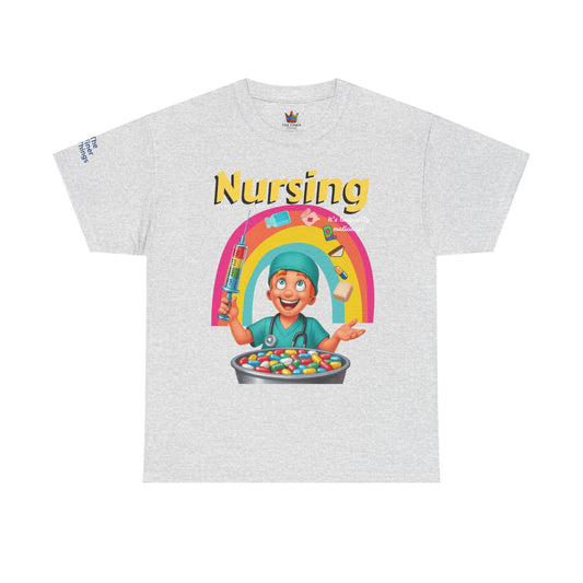 Nursing, it’s tragically malicious breakfast cereal tee Unisex Heavy Cotton Tee