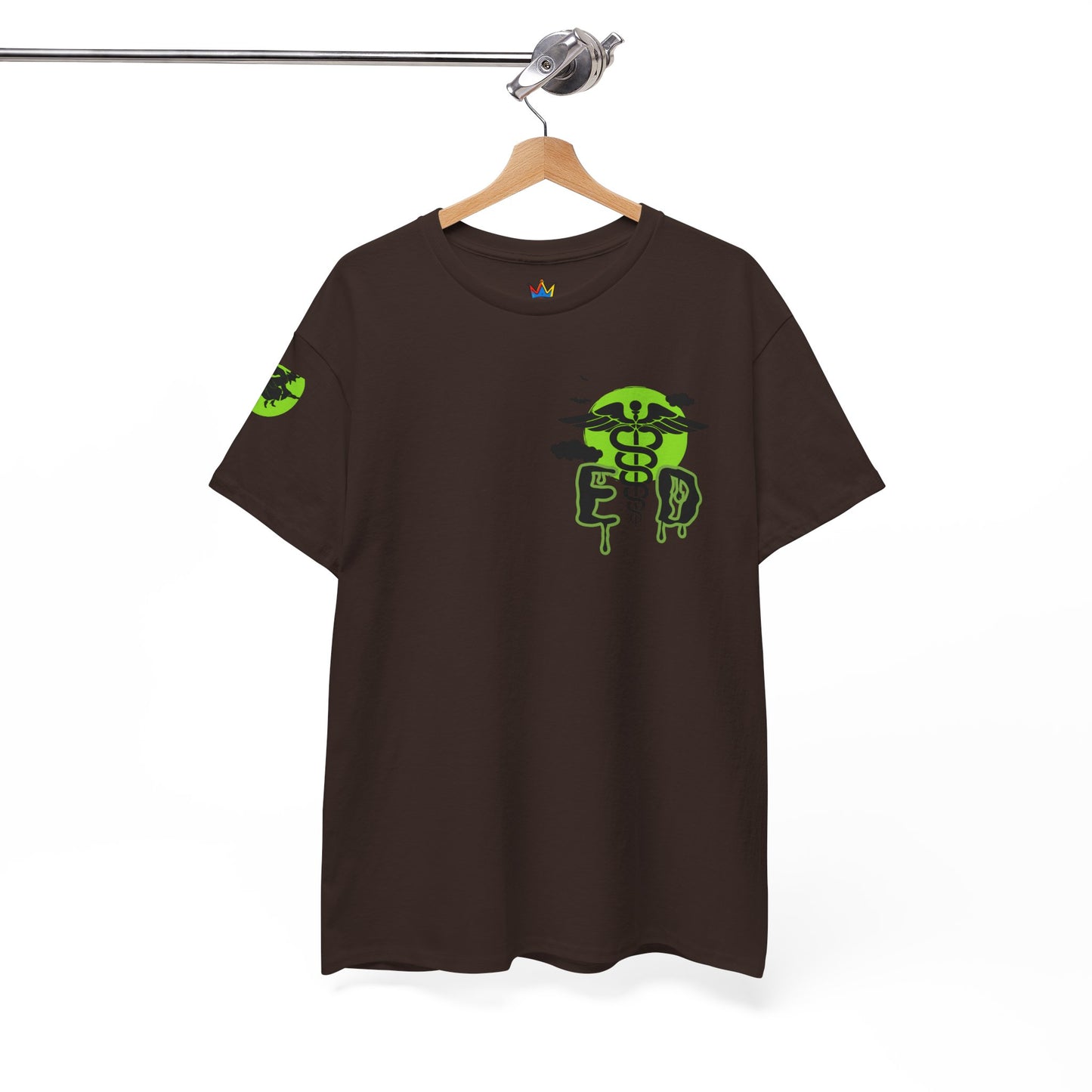 Witches Boiling Cauldron Halloween themed emergency department Unisex Heavy Cotton Tee