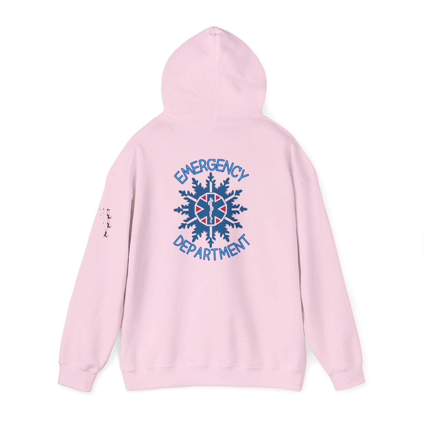 Holiday snowflake emergency department Unisex Heavy Blend™ Hooded Sweatshirt