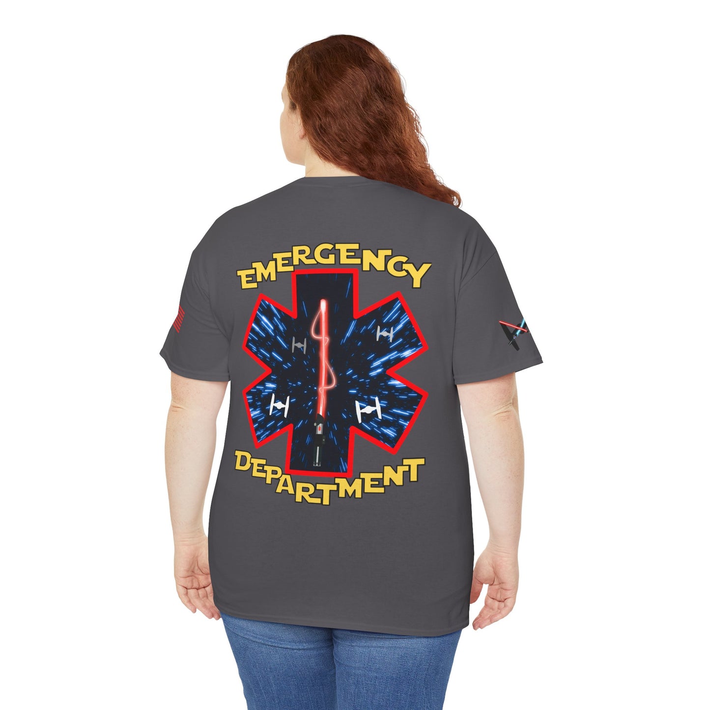 Embrace the dark side galactic Unisex Heavy Cotton Tee