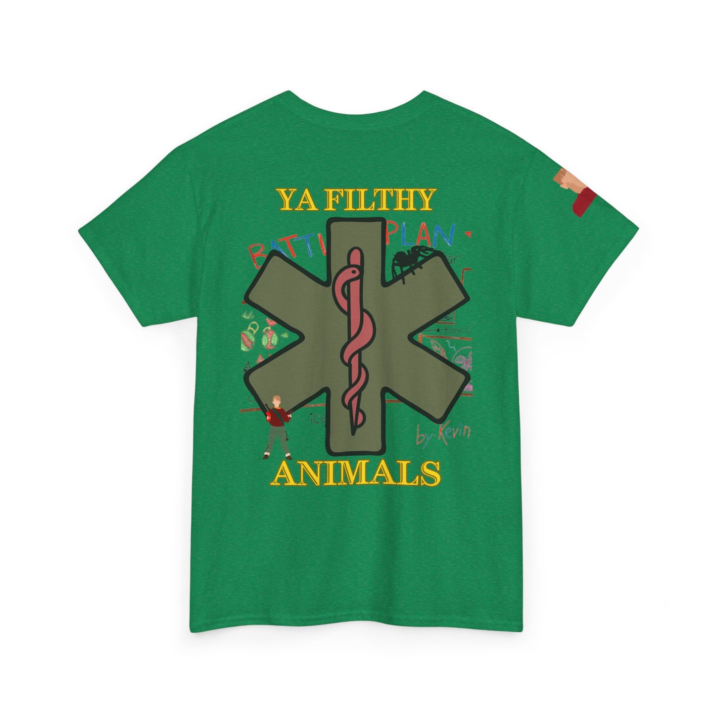 Home alone hospital edition Christmas Unisex Heavy Cotton Tee