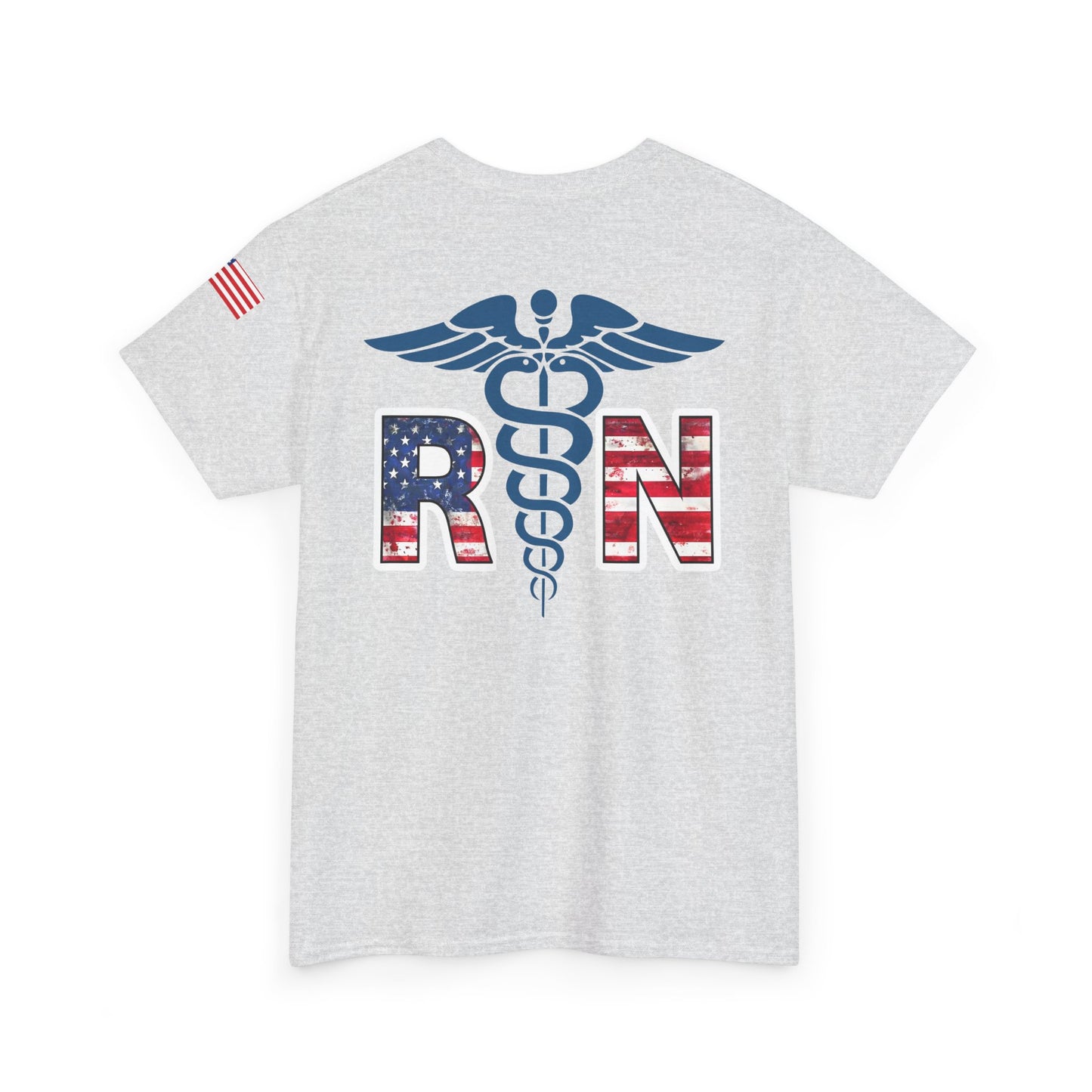 Patriotic nursing gift t shirt Unisex Heavy Cotton Tee