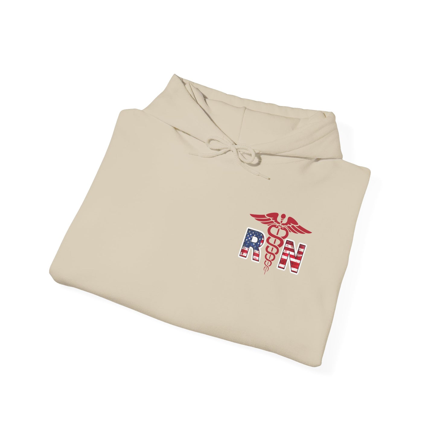 Patriotic RN Hoodie Independence Day gift for nurse Unisex Heavy Blend™ Hooded Sweatshirt