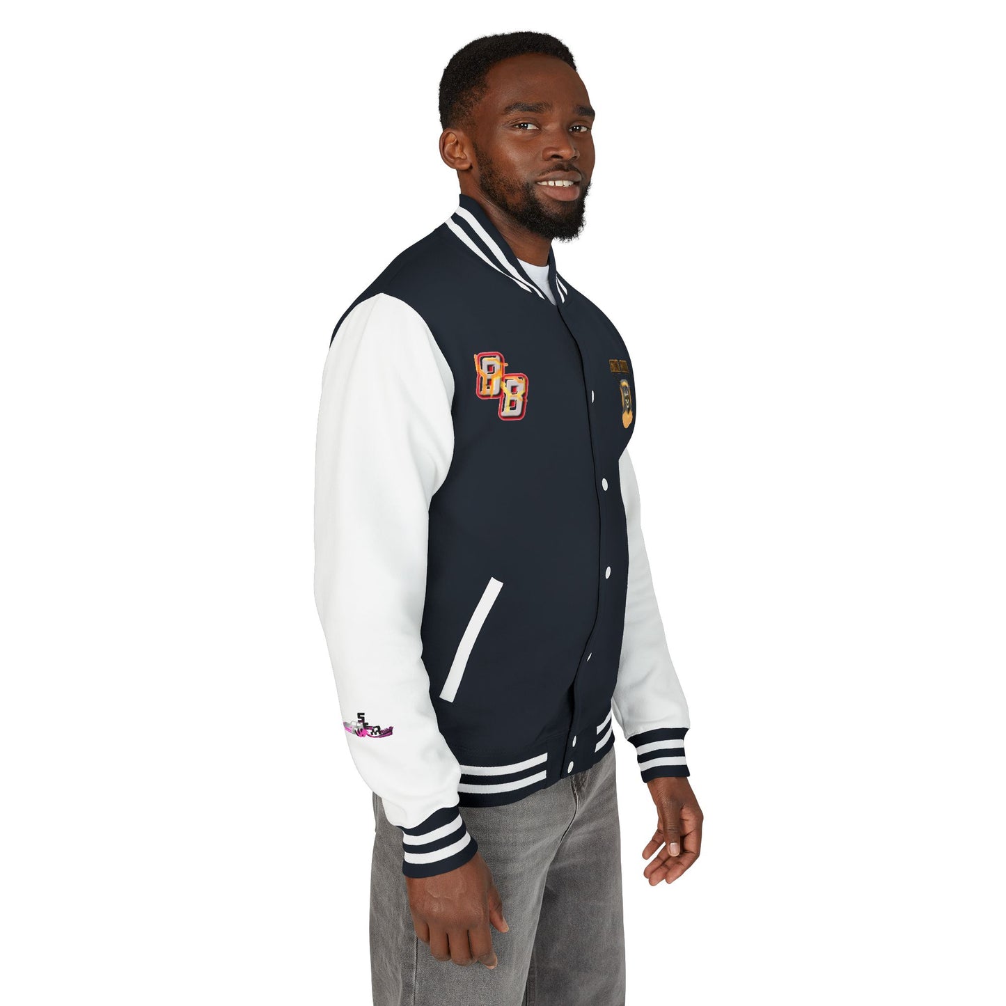 Unisex Heavyweight Letterman Jacket (Stone Cradle)