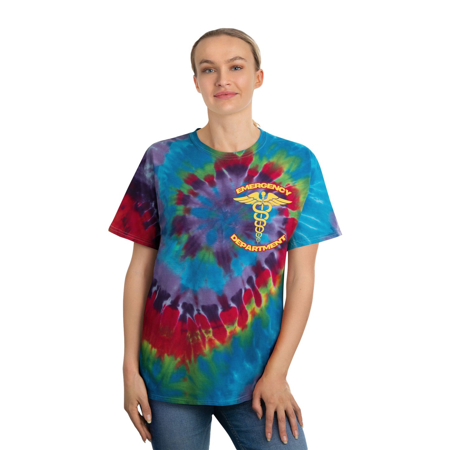 Summer time emergency department Tie-Dye Tee, Spiral