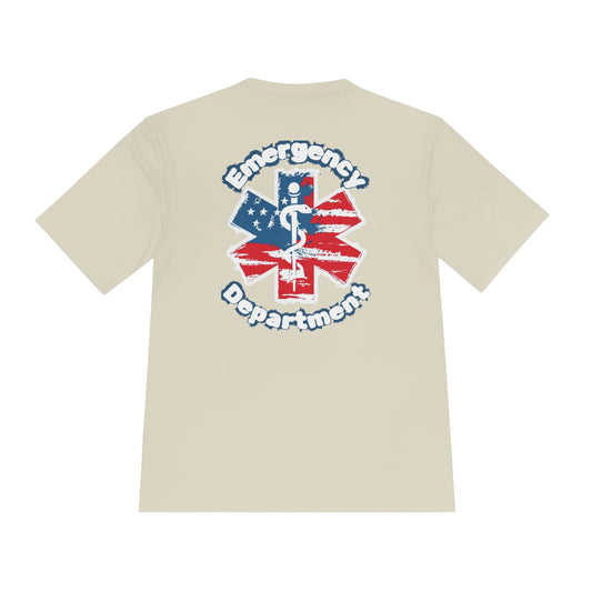 Patriotic Emergency Department Unisex Moisture Wicking Tee