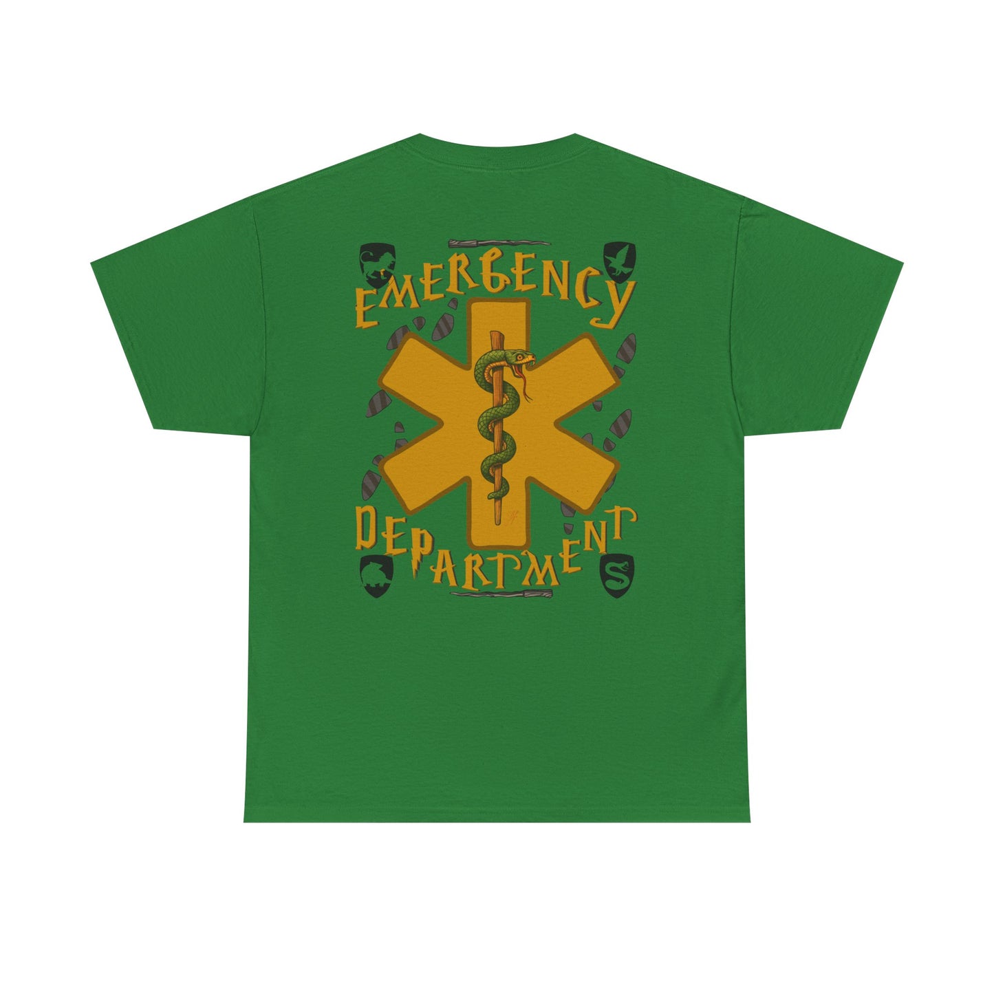 Slyther Scrubs – Emergency Department Elite Tee Emergency Department Crew Tee potter loving healthcare emergency department Unisex Heavy Cotton Tee
